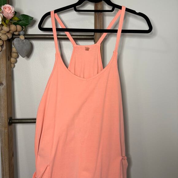 Free People Movement Hotshot Peach Dress Size Large - Picture 3 of 9